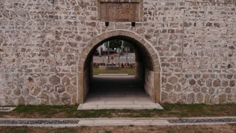 Old Town of Fengshan County South Gate 鳳山縣舊城 南門(啟文門) 🇹🇼 (2019-03) {aerial}