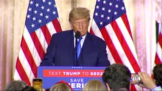 Trump Speaks to Supporters on Election Night