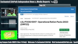 06may2022 Raciones de alimentos de emergencia para Reino Unido || RESISTANCE ...-