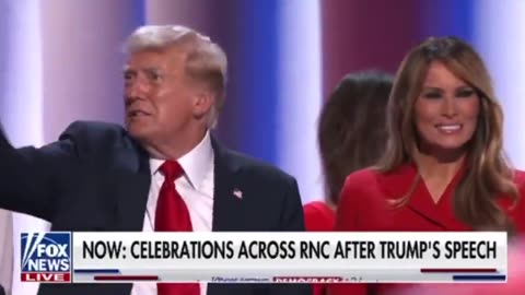 Melania Surprises Trump On Stage After Speech, His Reaction Is Priceless