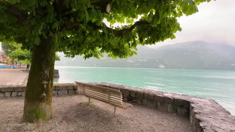 Refreshing Summer Rain in Switzerland Village
