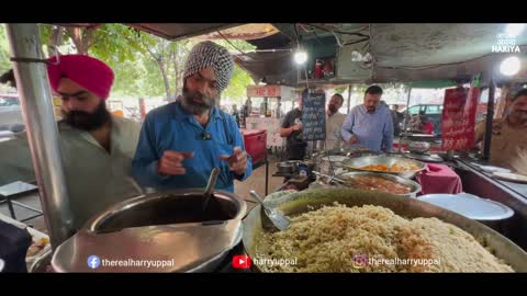 Indian street food for 50 rupees: Patiala Shahi Hyderabadi Biryani