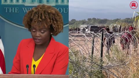 These videos are from this week. Karine Jean-Pierre has no answer for the crisis at the border.