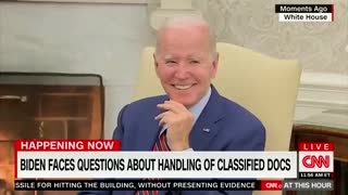 EARTH TO JOE! Biden Stares Into Space While Reporters Yell Questions About Classified Docs