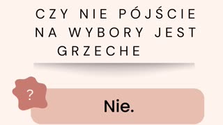 Jak to jest z tym nie pójściem?