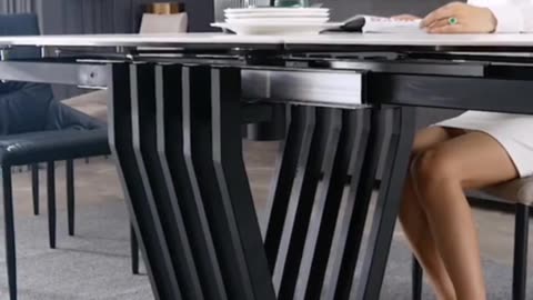 Revamp your dining experience with our dynamic, rotating table! #dining table