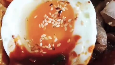 BIBIMBAP | KOREAN FOOD #shorts #viral #satisfying