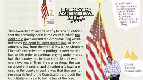 History of Martial Law- Militia #573 - Bill Cooper