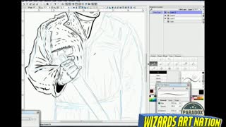 Speed drawing of Horror icon Michael Myers from the Halloween the movies.