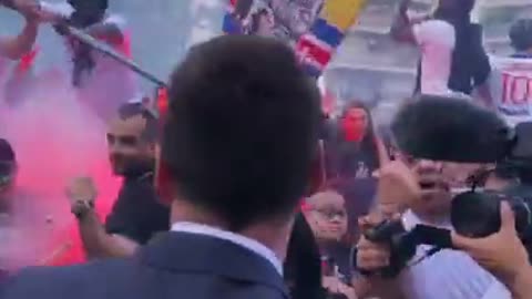 Official Presentation Of Lionel Messi With Fans By Paris Saint-Germain