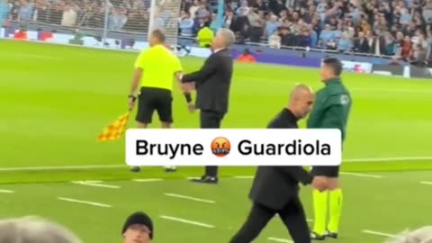 PEP GUARDIOLA AND KEVIN DE BRUYN WENT TO ANGRY ACTION, AND NO ONE SAW THAT