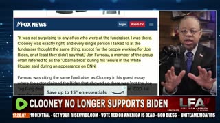 George Clooney No Longer Supports Biden