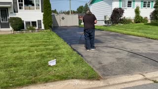 Professional Asphalt Spray Sealing: “The Late Morning One” Top Coats Pavement Maintenance