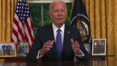 Full: Biden addresses the nation for the first time since dropping out of 2024 race