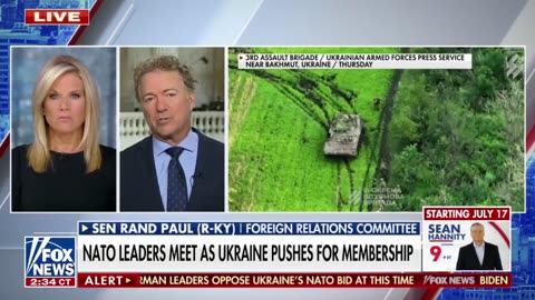 Sen Rand Paul on Zelenskys reaction to the lack of a timeline for NATO membership