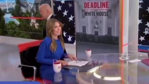 Goofy Biden Wanders Around During TV Interview (host K-von cringes)