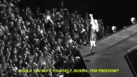 Lady Gaga spoke out about Russians.