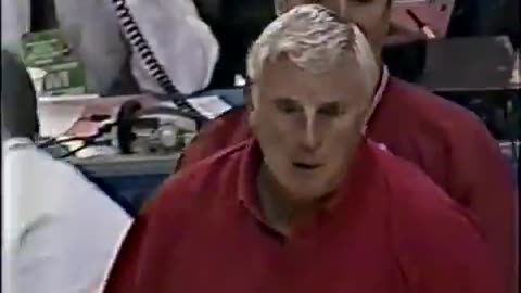 March 13, 1999 - Bob Knight Shouting at Players