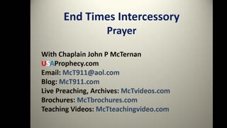 End Times Prayer and Intecession