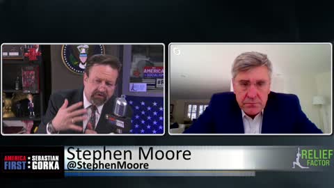 CBS News invents Time Travel. Stephen Moore with Sebastian Gorka on AMERICA First