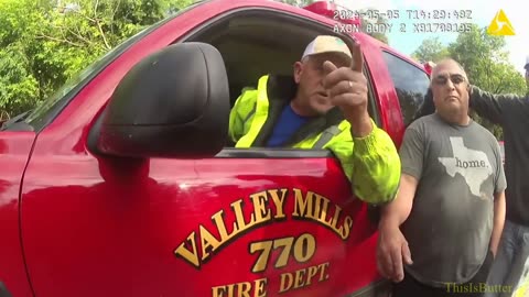 Body cam footage captured heated argument between Valley Mills police officer, volunteer fire chief