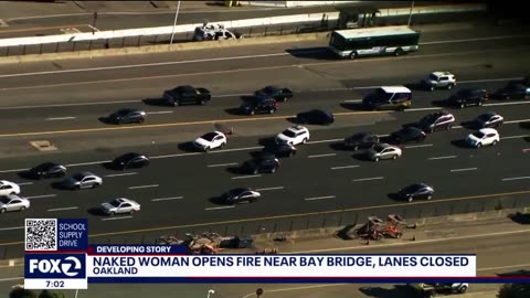 BLUSH HOUR: Naked Woman Shoots Up Bay Bridge, Taken in for Evaluation [Watch]