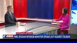 Fmr. Afghan interior minister speaks out against Taliban