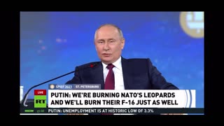 Putin on use of his Nuclear Weapons !