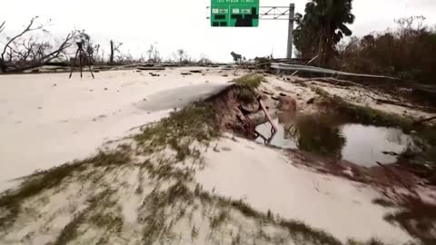 Trail of destruction left by Hurricane Ian in Florida