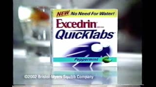 Excedrin Quick Tabs Commercial (2002)