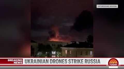 Russia accuses Ukraine of massive nighttime drone attack
