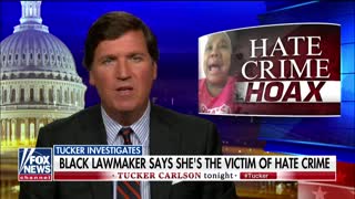 Tucker Carlson: Georgia lawmaker claims to be a victim of a hate crime at the grocery store