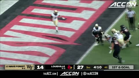 Louisville Defense's Pick & Lateral Sets Up The Offense | ACC Must See Moment