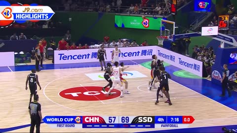 China 🇨🇳 vs South Sudan 🇸🇸 - J9 Highlights - FIBA Basketball World Cup 2023