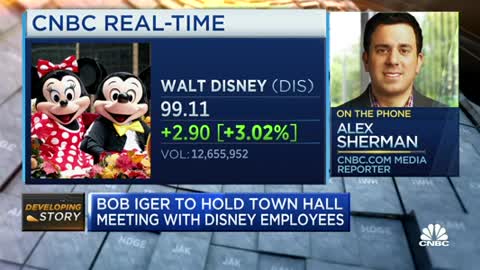 Disney CEO Bob Iger announces a town hall with employees