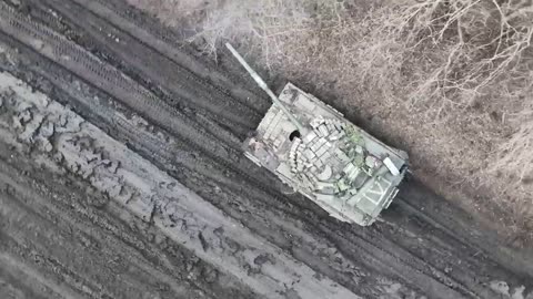 Russian Tank Repeatedly Hit With Grenades until it Burst into Flames