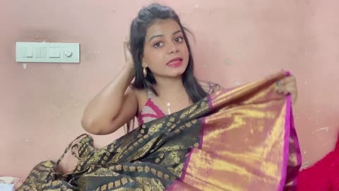 Outfit from scratch for Sankranthi#telugu #vlogs #scratch #sankranthi #outfit #vlogs #halfsaree