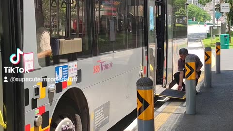 Wheelchair Ramp Assist for a Public Bus in Singapore