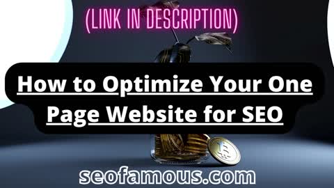 How to Optimize Your One Page Website for SEO