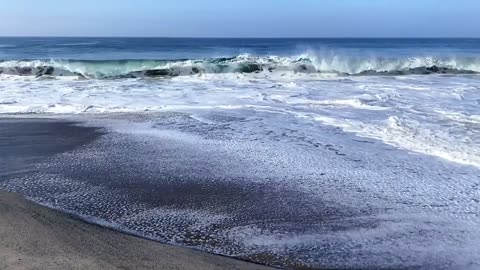 Nature sounds - epic waves crushing on beach( 1hour relaxing waves sounds for sleeping)