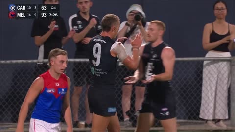 Carlton Goals - AFL Pre-Season 2024 vs Melbourne