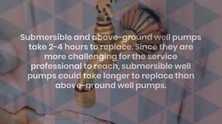 How Long Does a Water Well Pump Replacement Take?