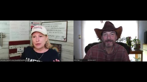 Kevin Hoyt with Michele Swinick - ARIZONA election worker & whistleblower, with a WAY OUT