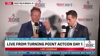 FULL INTERVIEW: Christian Collins at Turning Point Action Conference - Day One - 7/15/23