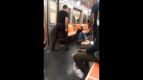 NYC Subway Brawl Leads To A Choke Hold