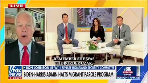 Sen Johnson about Biden-Harris open border