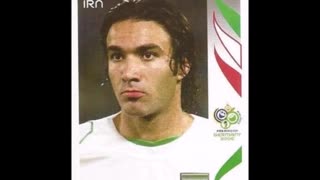 PANINI STICKERS IRAN TEAM WORLD CUP 2006