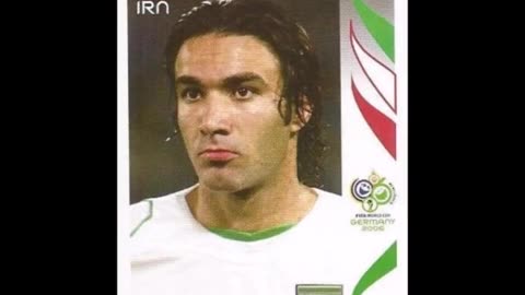 PANINI STICKERS IRAN TEAM WORLD CUP 2006