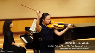 Vivaldi's Winter, Movement 1 (with piano)