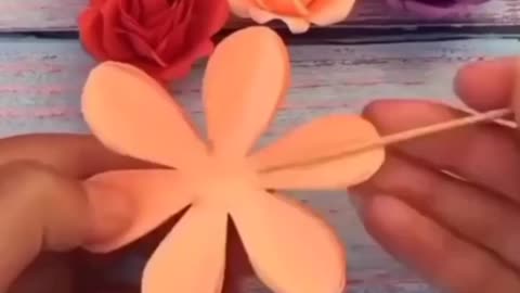 Small paper craft roses for kids videos